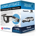 Für Seat Leon ST Kombi 17- WESTFALIA Anhängerkupplung starr + 7polig E-Satz FP