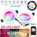 RGB+WW+CW LED Einbaustrahler Bluetooth WIFI Decken Einbauspot Dimmar 5W-15W  