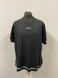 Adidas Herren Firebird T-Shirt Gr. XL kurzarm Shirt Logo Baumwolle Q199