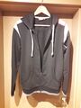 Kapuzen-Sweatshirt-Weste Gr. XL schwarz Rossi, neuwertig