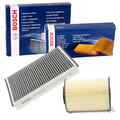 BOSCH FILTER INSPEKTIONSPAKET passend für FORD CMAX II FOCUS III KUGA II TOURNEO