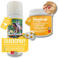 Erste Hilfe Set I Silberspray + Zinksalbe Pferd Hunde Tier I 200ml + 250m