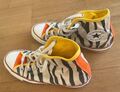 crazy Converse Sneaker Gr. 38/39 zebra gelb orange 