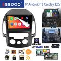 DAB+ Für Hyundai I30 2006-2011 9" 32GB Android 13 Autoradio Carplay GPS WIFI Kam