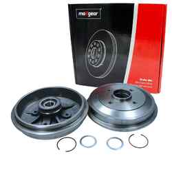 2X MAXGEAR 203mm BREMSTROMMELN HINTEN PASSEND FÜR CITROËN C2 C3 PEUGEOT 1007