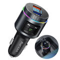 Bluetooth 5.0 FM Transmitter Auto Radio Adapter Dual USB PD Ladegerät MP3-Player