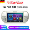 Android 13 7" Autoradio Carplay Für Fiat 500 2007-2015 GPS Navi WIFI BT DAB+ 64G