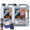 Motoröl 5W30 LIQUI MOLY Leichtlauf Special Tec Ll 10L+MAHLE Ölfilter +Spülung