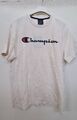 Champion Herren Classic Logo Crewneck T-Shirt beige Größe M