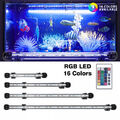 19-90cm RGB LED Aquarium Leuchten Schildkröten Unterwasser Beleuchtung Lampe