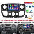 64GB Autoradio für Renault Master Opel Movano B Nissan NV400 NAVI Android13 +Kam