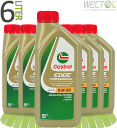 6 Liter Castrol Edge Professional LL III 0W-30 VW Freigabe 504 00 / 507 00