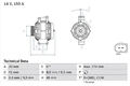 Lichtmaschine mit Freilaufriemenscheibe 0 986 046 270 BOSCH für BMW 3 Touring 3