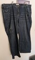 Blaue Stretch Jeans Damen Gr.56/58 Sheego