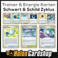 Pokemon - Alle Trainer & Energie Karten (Schwert & Schild) zur Auswahl - Deutsch