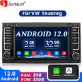 Android 12 DAB+ Carplay Autoradio Für VW Multivan T5 Touareg Transporter GPS SWC