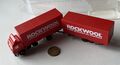 B59 Herpa 1:87 LKW Mercedes NG ROCKWOOL Steinwolle Hz. Tandem Gardinenplane H0