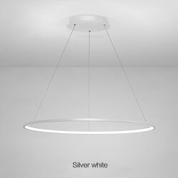 60CM LED Pendel Lampe Ring-Design Hänge Decken Leuchte Küchen Beleuchtung Rund