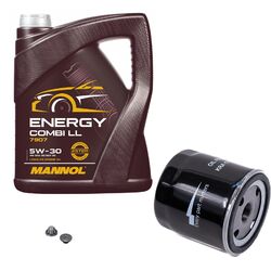 KRAFT Ölfilter 5 L MANNOL Energy Combi LL 5W-30 für Opel Frontera A