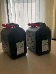 2 x  Benzinkanister 20 Liter Kraftstoff Kanister Kunststoff schwarz