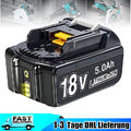 5,0Ah Akku Für Makita 18V BL1860B BL1850B BL1840B BL1830B 5000mAh Ersatzakku NEU