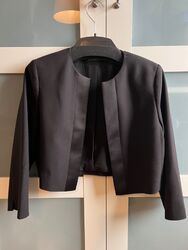 esprit blazer 38 schwarz kurz stylisch 20% viscose 76 % polyester