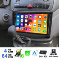 4+64G Autoradio Für Mercedes-Benz A/B Klasse/Vito W169 W639 W245 GPS Android DAB