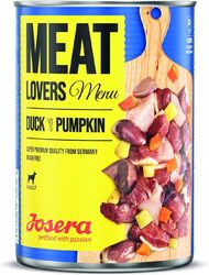 Josera Meat Lovers Menü Ente mit Kürbis | Nassfutter für Hunde | hoher Fleischan