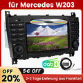 DAB Autoradio DVD GPS Navi BT RDS für Mercedes Benz Klasse C-Class/CLS W203 W209