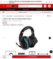 Logitech G935 kabelloses DTS DOLBY Gaming-Headset mit Lightsync RGB wie NEU