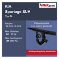 Westfalia Anhängerkupplung abnehmbar für KIA Sportage SUV SL BJ 06.10-12.15 NEU