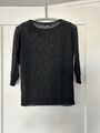 LIU*JO Pullover Gr. 38, 3/4 Arm, Schwarz, Lochmuster, Neuwertig, Hoher Neupreis!