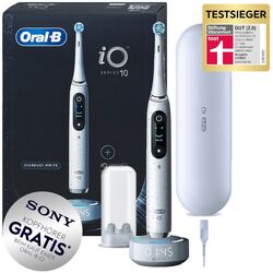 Oral-B iO Series 10 Stardust White Elektrische Zahnbürste Weiß 7 Programme