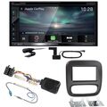 Kenwood DNX-5190DABS CarPlay Android Auto DAB+ USB Einbauset für Fiat Talento