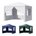 LOEFME Pavillon Festzelt Picknicks Partyzelt Wasserdicht Gartenpavillon PE 3x3m