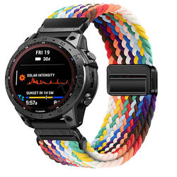 Quickfit Nylon Canvas Armband Für Garmin Fenix 7 7X 6 6X Pro 5 5X Plus 3 HR 965