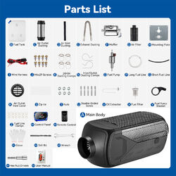 2KW-8KW 12V 24V Diesel Auto Heizung Standheizung Luftheizung LCD Air Heater