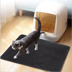 Pet Katzenstreu Matte Trapper Mat Katzenstreumatte Kitty Weiche Katzenfangmatte