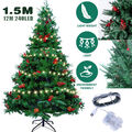 150cm Weihnachtsbaum künstlicher 240 LED Christbaum Tannenbaum mit Fernbedienung