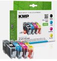 KMP Multipack H62V Druckerpatronen 364XL (N9J74AE) BK/C/M/Y