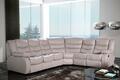 Ecksofa Wohnlandschaft Polster Eck Sofa Couch Sitz Moderne Garnitur 100% Leder
