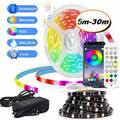 5M-30M LED Stripe RGB Leiste Streifen 5050 Band Smart Home APP Lichterkette 12V