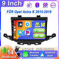 8GB+256GB FÜR Opel Astra K 2015-2019 Android 14 Autoradio Navi CarPlay GPS 8Core