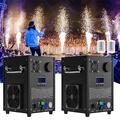 2STK 750W Cold Spark Machine Sparkular Funkenmaschine DMX Feuerwerk Hochzeit Bar