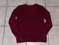 Tommy Hilfiger Pullover Gr.L V-Ausschnitt bordo