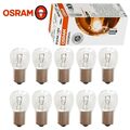 10x OSRAM BA15s 12V/21W P21W Kugellampe Blinker Brems-/Rückfahr-licht Nebel 7506