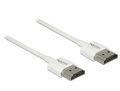 DELOCK HDMI-Kabel HighSpeed Ethernet A->A 4K 3D 2,00m weiß