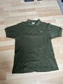 Lacoste Poloshirt, Herren, Gr. 5  - L Oliv, grün, kurzarm