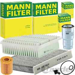 MANN FILTER INSPEKTIONSPAKET passend für TOYOTA AVENSIS T27 2.0+2.2 D-4D / 08-