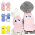 Fleece Hundepullover für Kleine Hunde Katzen Hundemantel Winter Warme kleid M6G7